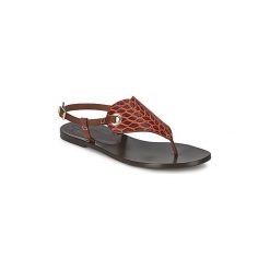 Sandały Vivienne Westwood VW-0070B. Pomarańczowe sandały damskie Vivienne Westwood, bez wzorów, bez obcasa, bez zapięcia. W wyprzedaży za 1143,20 zł.