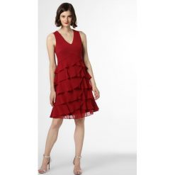 Swing - Sukienka damska, czerwony. Czerwone sukienki damskie Swing, bez wzorów, eleganckie, bez kołnierzyka, bez rękawów. Za 399,95 zł.