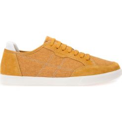 Półbuty GEOX U WALEE. Brązowe derby męskie Geox, z tkaniny. Za 199,90 zł.