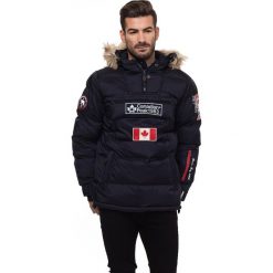 Parka w kolorze granatowym. Niebieskie parki męskie Candian Peak, Lonsdale, North2Valley, xl, bez wzorów, z futra, bez kaptura. W wyprzedaży za 399,95 zł.