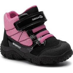 Śniegowce GEOX - B Baltic G. Wpf B84H1A 050EW C0922 M Black/Fuchsia. Czarne śniegowce dziewczęce Geox. W wyprzedaży za 199,00 zł.