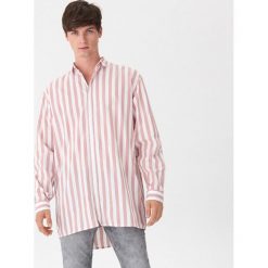 Koszula oversize - Różowy. Różowe koszule męskie House, s, bez wzorów, bez kołnierzyka, bez rękawów. W wyprzedaży za 39,99 zł.