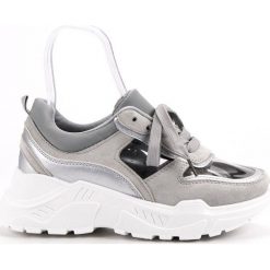 Szare Transparentne Sneakersy. Szare sneakersy damskie ButyModne. W wyprzedaży za 119,00 zł.