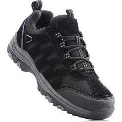 Buty trekkingowe damskie: Buty trekkingowe ze skóry bonprix czarny