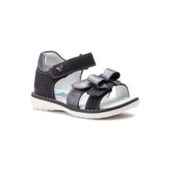 LASOCKI KIDS CI12-2850-08(II)DZ. Niebieskie sandały dziewczęce Lasocki Kids, ze skóry, bez zapięcia. Za 89,99 zł.