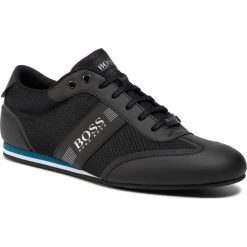 Sneakersy BOSS - Lighter 50370438 Black. Czarne sneakersy męskie Boss, na co dzień, bez wzorów, ze skóry ekologicznej, klasyczne, bez zapięcia. Za 649,00 zł.
