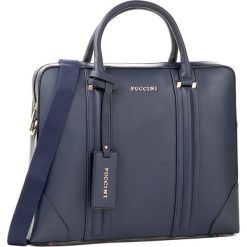Torba na laptopa PUCCINI - BC27461 Granatowy 7A. Niebieskie plecaki męskie marki Puccini. W wyprzedaży za 169,00 zł.