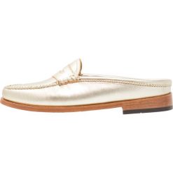 Chodaki damskie: G. H. Bass & Co. WEEJUN PENNY SLIDE WHEEL Klapki gold