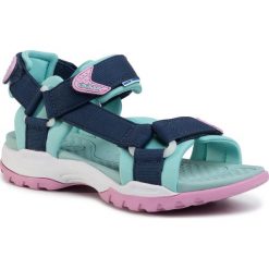 Sandały GEOX - J Borealis G. A J720WA 01115 CF44A D Navy/Aqua. Niebieskie sandały dziewczęce Geox, z tworzywa sztucznego, bez zapięcia. W wyprzedaży za 219,00 zł.