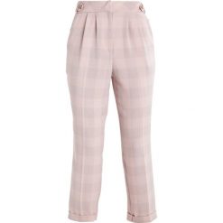 Chinosy damskie: Topshop MENSY CHECK Chinosy blush