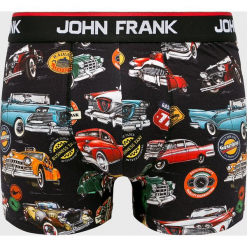 John Frank - Bokserki. Czarne bokserki męskie marki John Frank, z bawełny. Za 49,90 zł.