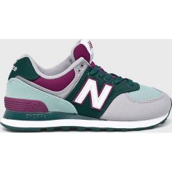 New Balance - Buty WL574INC. Szare buty sportowe damskie New Balance, z gumy. Za 349,90 zł.