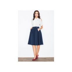 Spódnica M317 Granat. Niebieskie spódniczki damskie FIGL, s, bez wzorów, eleganckie, rozkloszowane. Za 99,00 zł.