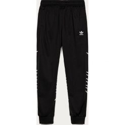 Adidas Originals - Spodnie dziecięce 140-170 cm. Czarne spodnie dziewczęce adidas Originals, z nadrukiem, z poliesteru. Za 159,90 zł.