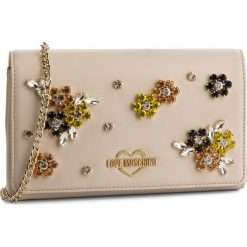 Torebka LOVE MOSCHINO - JC4148PP17LW0110 Avorio. Brązowe torebki klasyczne damskie Love Moschino, bez wzorów, ze skóry ekologicznej, wizytowe, bez dodatków. W wyprzedaży za 459,00 zł.