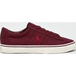 Polo Ralph Lauren - Buty. Brązowe buty sportowe męskie marki Polo Ralph Lauren, z gumy, na sznurówki. W wyprzedaży za 219,90 zł.