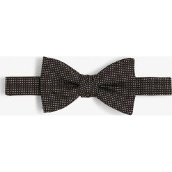 HUGO - Muszka męska z jedwabiu – Bow tie dressy, czarny. Czarne muszki męskie HUGO, bez wzorów. Za 199,95 zł.