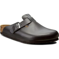 Klapki BIRKENSTOCK - Boston 0060191 Black. Czarne klapki męskie Birkenstock, bez wzorów, ze skóry. Za 389,00 zł.