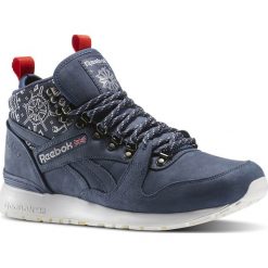 Buty Reebok GL 6000 Mid "Blue Crab Pack" (AQ9973). Niebieskie buty sportowe męskie Reebok, na jesień, ze skóry, bez zapięcia. Za 301,99 zł.
