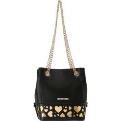 Love Moschino EXCLUSIV STYLE Torebka nero/oro. Czarne torebki klasyczne damskie Love Moschino, bez wzorów, bez dodatków. Za 779,00 zł.
