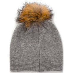 Czapka GRANADILLA - Soft Wool Swaroski JG5301 Pearl Grey 004. Szare czapki zimowe damskie Granadilla, z elastanu. Za 439,00 zł.