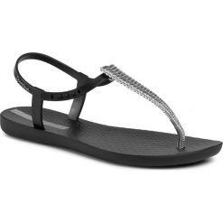Sandały IPANEMA - Class Glam III Fem 82862 Black/Silver 20728. Szare klapki damskie Ipanema, bez wzorów, z tworzywa sztucznego, bez obcasa. W wyprzedaży za 89,00 zł.
