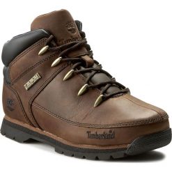 Buty zimowe chłopięce: Trapery TIMBERLAND – Euro Sprint A1316 Dark Brown