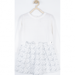 Sukienka. Białe bez kategorii marki ELEGANT BABY GIRL, z bawełny, eleganckie. Za 109,90 zł.