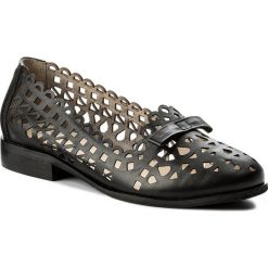 Półbuty SERGIO BARDI - Bronte SS127332218RB 101. Czarne półbuty damskie Sergio Bardi, na co dzień, bez wzorów, ze skóry, bez obcasa, na obcasie, bez zapięcia. W wyprzedaży za 199,00 zł.