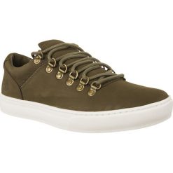 Timberland zielone Adventure 2 0 Cupsole Alpine Oxford Lichen Nubuck. Zielone trampki męskie Timberland, bez wzorów, ze skóry, bez zapięcia. W wyprzedaży za 469,00 zł.