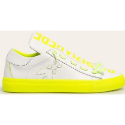 Patrizia Pepe - Buty skórzane. Różowe buty sportowe damskie Patrizia Pepe, ze skóry. Za 999,90 zł.