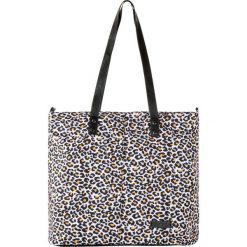Torba shopper bonprix kremowo-jasnobrązowo-czarny. Brązowe torby damskie na zakupy bonprix, w paski, ze skóry, bez dodatków. Za 64,99 zł.