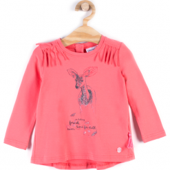 Koszulka. Pomarańczowe bez kategorii marki FOREST HEART, z aplikacjami, z bawełny, z długim rękawem. Za 39,90 zł.