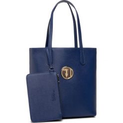 Torebka TRUSSARDI JEANS - Sophie Shopper N/S 75B00839 U671. Niebieskie torby damskie na zakupy Trussardi Jeans, bez wzorów, z jeansu, klasyczne, bez dodatków. W wyprzedaży za 379,00 zł.
