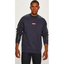 Levi's - Bluza. Niebieskie bluzy męskie Levi's®, s, bez wzorów, z bawełny, z okrągłym kołnierzem, bez rękawów, bez kaptura. W wyprzedaży za 219,90 zł.