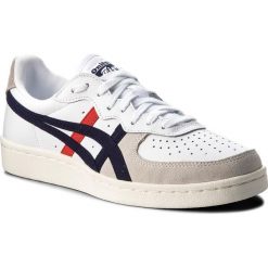 Sneakersy ONITSUKA TIGER - Gsm D5K2Y White/Peacoat 100. Białe sneakersy męskie Onitsuka Tiger, bez zapięcia. W wyprzedaży za 249,00 zł.