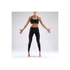Legginsy do tańca. Czarne legginsy DOMYOS, s. Za 39,99 zł.