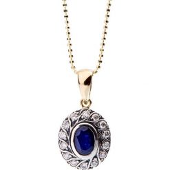 Łańcuszki męskie: RABAT Srebrny Wisiorek – srebro 925, Brylant 0,30ct…