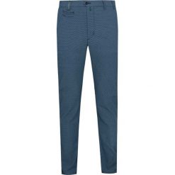 Spodnie CHERVO STILETTO Niebieski|Print. Niebieskie spodnie męskie marki Chervo, bez wzorów, z elastanu, eleganckie. W wyprzedaży za 328,00 zł.