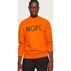 Bluza z aplikacją Nope - Pomarańczo. Brązowe bluzy męskie rozpinane marki CRESSI-SUB, s, z materiału. Za 99,99 zł.