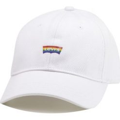 Levi's Pride Czapka z daszkiem Biały. Białe czapki męskie Levi's®, bez wzorów, z bawełny. Za 163,95 zł.