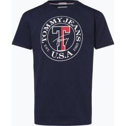 Tommy Jeans - T-shirt męski, czarny. Czarne t-shirty męskie marki Tommy Jeans, m, z nadrukiem, z bawełny. Za 149,95 zł.