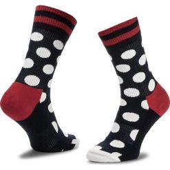 Skarpety Wysokie Unisex HAPPY SOCKS - ATBDO27-6003 Granatowy. Niebieskie skarpetki damskie marki Happy Socks, bez wzorów, z elastanu. Za 47,90 zł.
