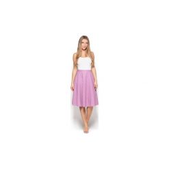 Spódnice krótkie Katrus -. Różowe spódniczki damskie marki KATRUS, xl, bez wzorów, krótkie, mini. Za 129,00 zł.