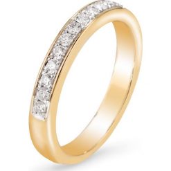 Zjawiskowy Złoty Pierścionek - złoto 585, Brylant 0,25ct. Żółte pierścionki damskie W.KRUK, z brylantem, złote. Za 3390,00 zł.