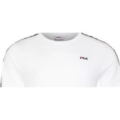 T-shirt FILA VAINAMO. Białe t-shirty męskie Fila, bez wzorów, z bawełny, z okrągłym kołnierzem. W wyprzedaży za 117,00 zł.