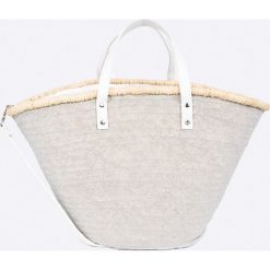 Answear - Torebka Stripes Vibes. Białe torebki klasyczne damskie ANSWEAR, w paski, ze skóry ekologicznej, casualowe, na ramię, duże, bez dodatków. W wyprzedaży za 59,90 zł.