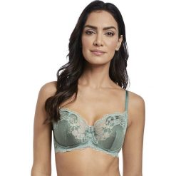 Biustonosz nieusztywniany Lace Affair Balsam. Zielone biustonosze bardotka Astratex, z haftami, z koronki. Za 215,99 zł.