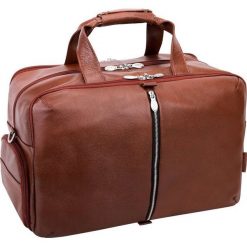 Skórzana torba na laptopa McKlein Avondale 17" brązowa - Brązowy. Pomarańczowe torby na laptopa Mcklein, bez wzorów, biznesowe. Za 930,02 zł.