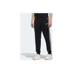Spodnie dresowe Gym & Pilates męskie. Czarne spodnie męskie Adidas, xl, bez wzorów, z bawełny. Za 159,99 zł.